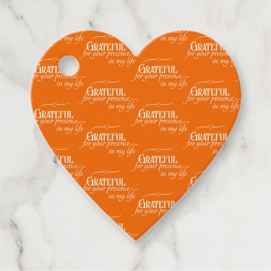 Eleganter dankbarer Erntedank Herbstorn Geschenkanhänger (Vorderseite)