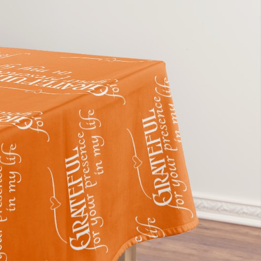 Eleganter dankbarer Erntedank Herbstorn Tischdecke (Beispiel)