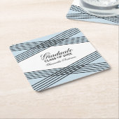 Eleganter Deko Blue Abschluss Untersetzer (angewinkelt)