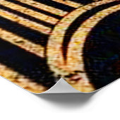 Eleganter Deko Lady mit Fan (Ecke)