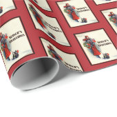 Eleganter Deko Lady mit Scottie , Scottish Terrier Geschenkpapier (Rolleneckpunkt)