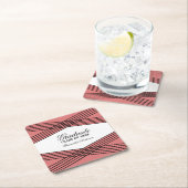 Eleganter Deko Red Abschluss Untersetzer (Vor Ort)