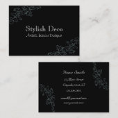 Eleganter Deko Visitenkarte (Vorne/Hinten)