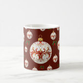 Eleganter dekorativer Feiertag Weihnachten Kaffeetasse (Mittel)