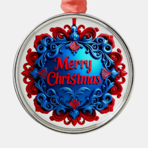 Eleganter dekorativer Frohe Weihnachten-Schmuck Ornament Aus Metall