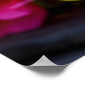 Eleganter dekorativer Glasapfel Poster (Ecke)