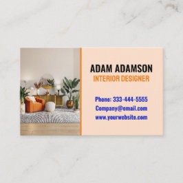 Eleganter Dekorator (Staging Zuhause Living) Desig Visitenkarte