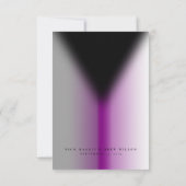 Eleganter Demisexual Pride Wedding Einladung (Rückseite)