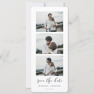 Eleganter Design-Foto Save the Date Ankündigung