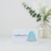 Eleganter Designer Cake Visitenkarte (Stehend Vorderseite)