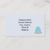 Eleganter Designer Cake Visitenkarte (Rückseite)