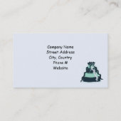 Eleganter Designer Cake Visitenkarte (Rückseite)