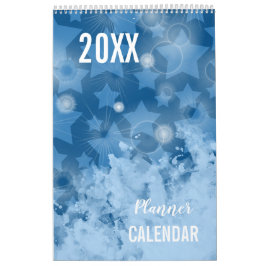 Eleganter Designplaner für moderne Classic Blue St Kalender