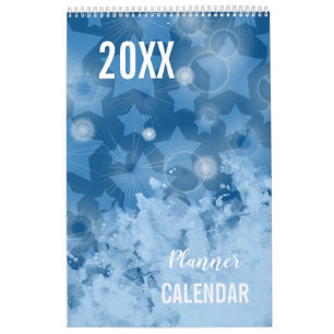 Eleganter Designplaner für moderne Classic Blue St Kalender