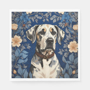 Eleganter Deutsche Dogge inspiriert von William Mo Serviette