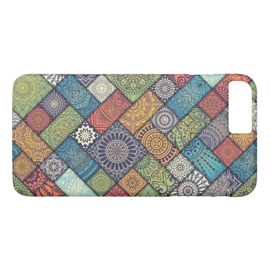 Eleganter diagonaler Blumentelefon-Kasten der Case-Mate iPhone Hülle (Rückseite (Horizontal))