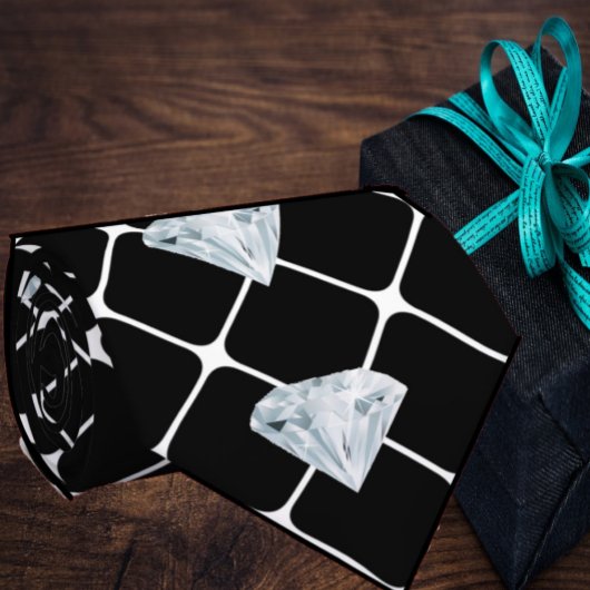 Eleganter Diamond Bling Designer Aussehen Krawatte