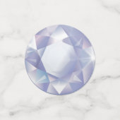 Eleganter Diamond Gemstone Party Table Konfetti (Klein Vorderseite)