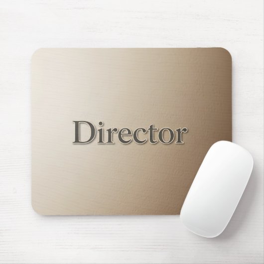 Eleganter Direktor Titel Strukturierter Sandstein Mousepad (Mit Mouse)