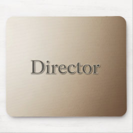 Eleganter Direktor Titel Strukturierter Sandstein  Mousepad