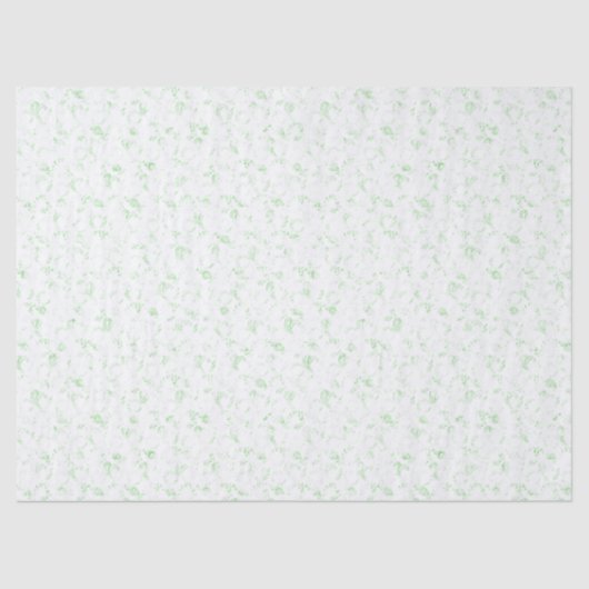 Eleganter Dollar Bill Green Filigree Minimal Ditsy Seidenpapier (Vorderseite)