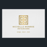 Eleganter Download des griechischen Key Gold/White Poster<br><div class="desc">Erhöhen Sie Ihre Marke mit diesem Poster und der Logodatei, die Sie herunterladen können. Das elegante goldfarbene und weiße griechische Schlüssellogo kann mit Ihrem eigenen Text personalisiert werden. Dieses vielseitige Logo eignet sich ideal für Unternehmen, die an Messen, Boutiquen teilnehmen und ihre Produkte auf Kunstmessen und Veranstaltungsständen präsentieren. Der klassische...</div>