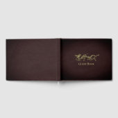 Eleganter Drache Gästebuch (Voll)