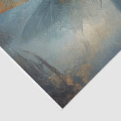 Eleganter Dragonfly auf dem strahlenden blauen Hin Seidenpapier (Detail)