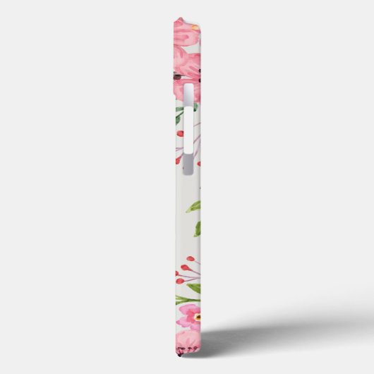 Eleganter Dragonfly Rosa Grün Case-Mate iPhone Hülle (Rückseite / Links)