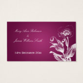 Eleganter Drink Voucher Poppy Pink Berry (Rückseite)