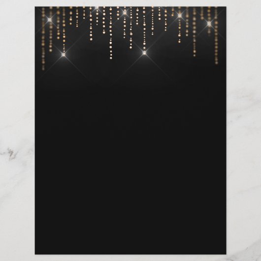 Eleganter, dunkler Flyer (Vorne)