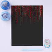 Eleganter, dunkler Flyer (Einzeln)