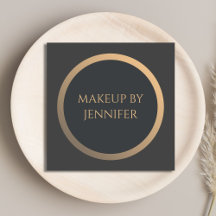 Eleganter, dunkler Imitat Gold Circle Makeup Arits