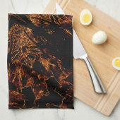 Eleganter dunkler kaleidoskopischer geschirrtuch (Viertel Falte)