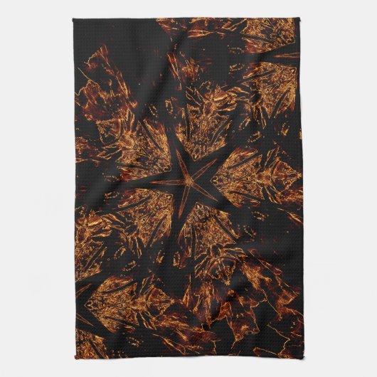 Eleganter dunkler kaleidoskopischer geschirrtuch (Vertikal)