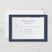 Eleganter dunkler Navy-Goldrahmen traditionell RSV (Vorderseite)