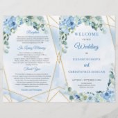 Eleganter dustiger blauer Eukalyptus in Aquarellfa (Vorderseite)