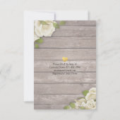 Eleganter EAT Drink & Be Verheiratet Hochzeiten Ei Einladung (Rückseite)