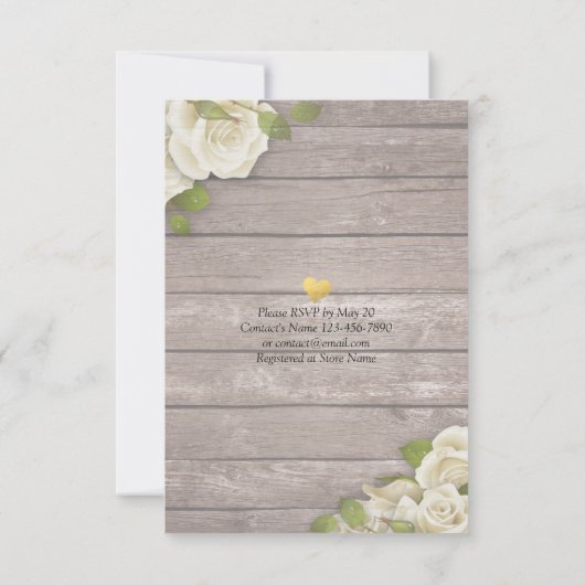 Eleganter EAT Drink & Be Verheiratet Hochzeiten Ei Einladung (Rückseite)