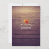 Eleganter EAT Drink & Be Verheiratet Hochzeiten Ei Einladung (Rückseite)