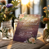 Eleganter EAT Drink & Be Verheiratet Hochzeiten Ei Einladung