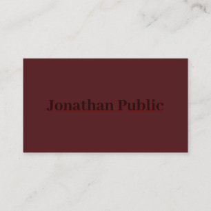 Eleganter einfacher Imitat Gold Text Scannable QR  Visitenkarte