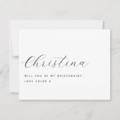 Eleganter einfacher Klassiker wirst du mein sein? (Vorderseite)