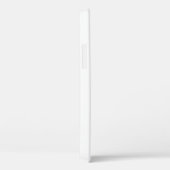 Eleganter einfacher Minimal White Gray Monogram Na Case-Mate iPhone Hülle (Rückseite / Rechts)