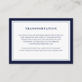 Eleganter einfacher Minimalistischer Hochzeitsverk Begleitkarte (Vorderseite)