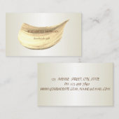 Eleganter, einfacher, Minimalistischer Schlaganfal Visitenkarte (Vorne/Hinten)