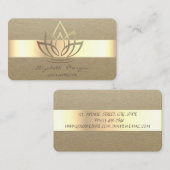 Eleganter einfacher, rustikaler, kraftvoller Strei Visitenkarte (Vorne/Hinten)