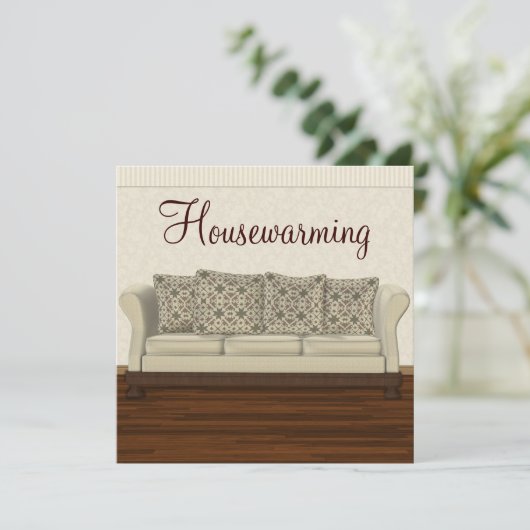 Eleganter Einladung (Stehend Vorderseite)