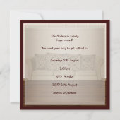 Eleganter Einladung (Rückseite)