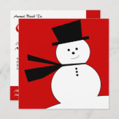 Eleganter Einladung (Vorne/Hinten)